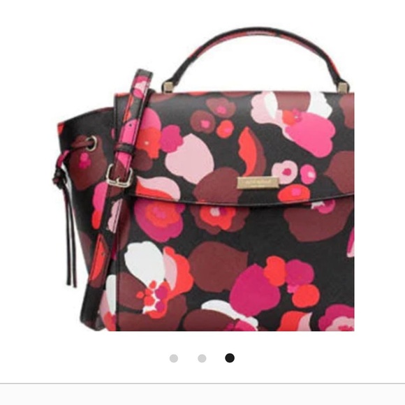 Kate spade New York floral print cross body top handle bag - Picture 3 of 10